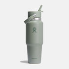 32 oz Wide Mouth Travel Bottle with Flex Straw Cap בקבוק פיה נפתחת